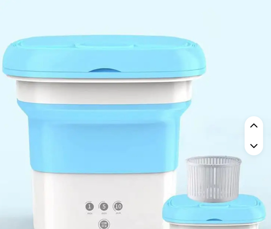 Mini Machine à Laver Pliable – Propriété Instantanée, Où Que Vous Soyez